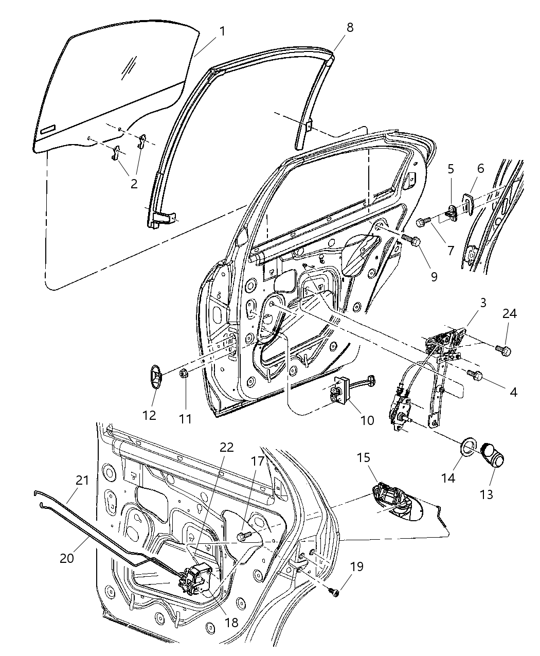 Mopar 5008623AA Door Lock Actuator Motor