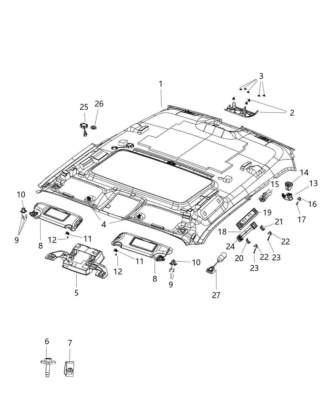 Mopar 68061445AA Screw