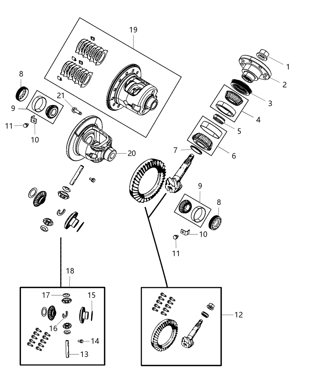 Mopar 68271647AA ACTUATOR-Differential Bearing