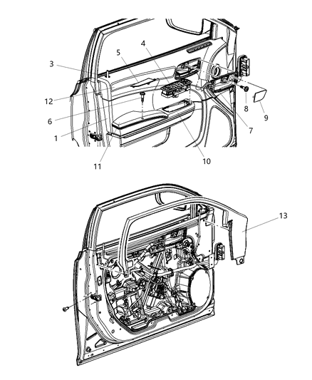 2015 Chrysler 300  Rivet Diagram for 68262098AA