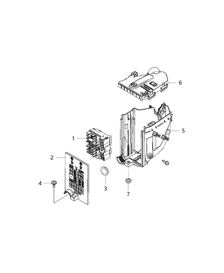 2018 Jeep Renegade  Puller-Fuse Diagram for 68266939AA