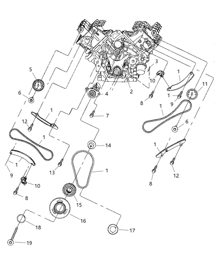 2004 Dodge Durango  Shaft-Balance Diagram for 53021298AB
