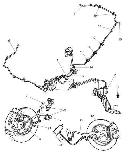 2005 Dodge Stratus  Clip-Fuel Bundle Diagram for 4582074