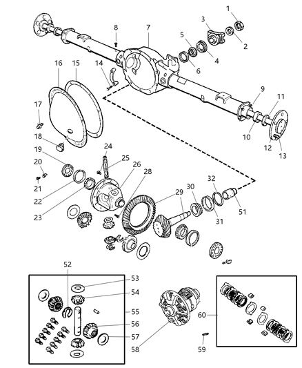 2005 Dodge Dakota  Wheel Stud Diagram for 6035323