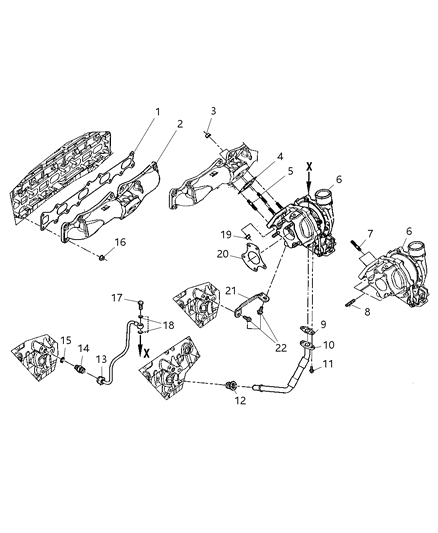 2007 Dodge Nitro  Nut-Flange Diagram for 5142578AA