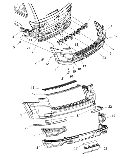 2016 Jeep Grand Cherokee  Shield-Exhaust Diagram for 68111642AA