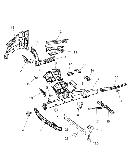 2007 Dodge Sprinter 2500  Screw-6 LOBE Diagram for 6104024AA
