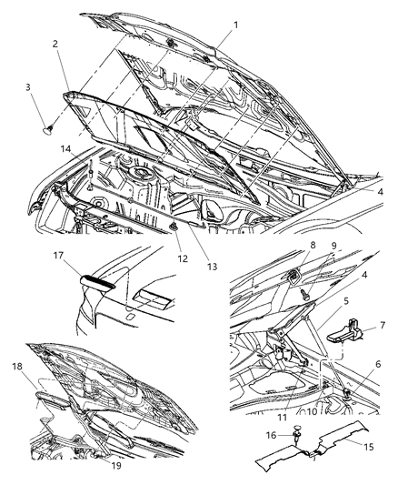 2009 Dodge Charger  Gas Prop Diagram for 4589607AA