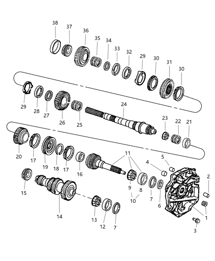 2004 Dodge Ram 2500  Ring Diagram for 4626487