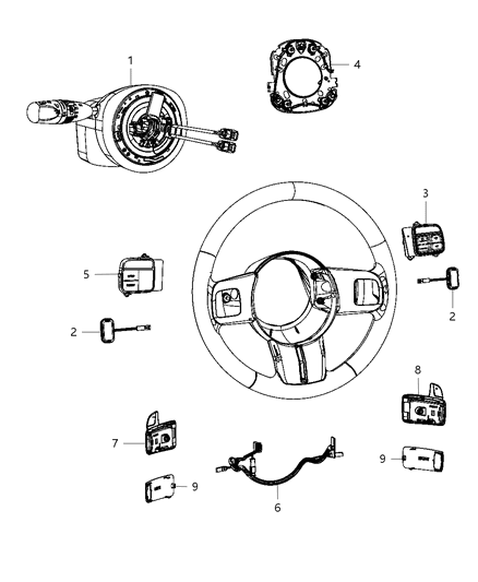 2013 Jeep Grand Cherokee  Switch-Speed Control Diagram for 56046095AE