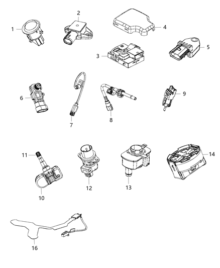 2017 Ram 1500  Detector-EVAPORATIVE System INTEGRIT Diagram for 4861959AB