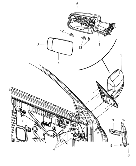 2018 Ram 2500  Cover-Access Diagram for 68196010AA