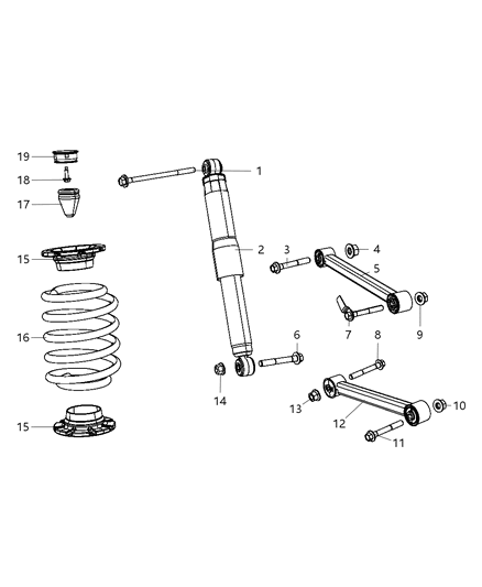2008 Jeep Grand Cherokee  Bolt-HEXAGON Head Diagram for 6507971AA