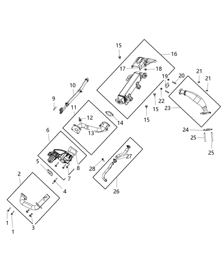 2016 Ram 2500  Stud-Double Ended Diagram for 6511102AA