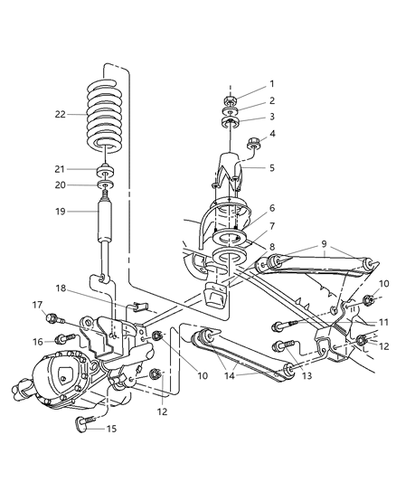 2008 Dodge Ram 4500  Bolt-HEXAGON FLANGE Head Diagram for 6104305AA
