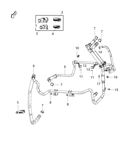 2020 Ram ProMaster 3500  Washer-Flat Diagram for 6107093AA