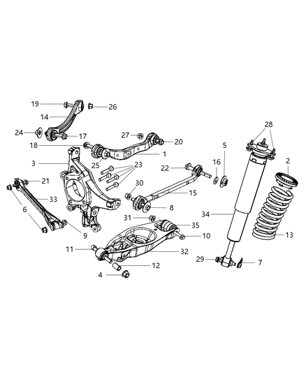 2008 Chrysler Pacifica  Bolt-HEXAGON FLANGE Head Lock Diagram for 6506021AA