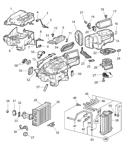 2005 Chrysler Crossfire Nut-Hexagon Diagram for 5096978AA