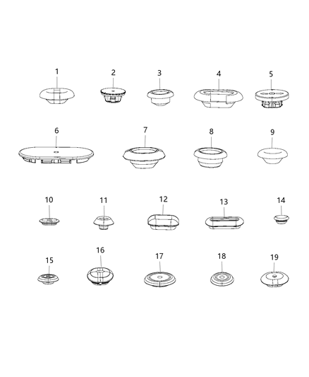 2015 Chrysler 200  Plug-Access Hole Diagram for 5116448AC