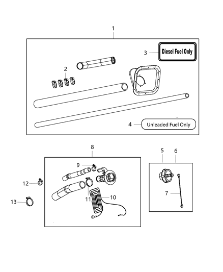 2013 Ram 3500  Strap-Ground Diagram for 5032359AC
