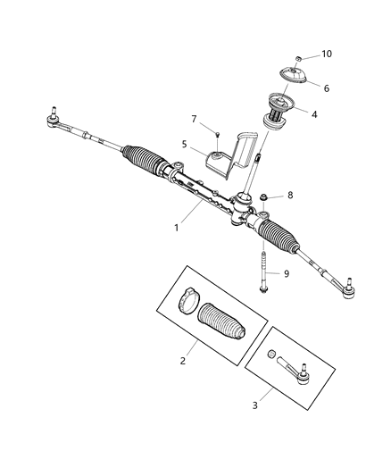 2015 Jeep Renegade  Nut Diagram for 68361340AA