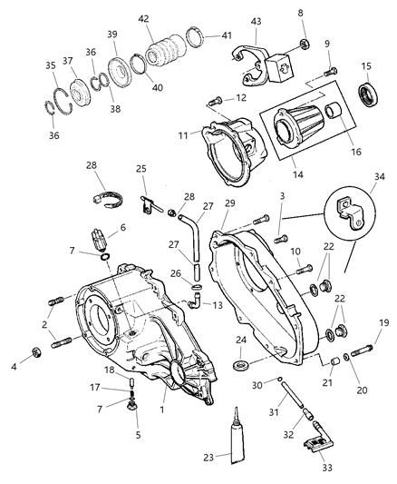 1998 Jeep Cherokee  Bracket-Battery Wiring Diagram for 52098522