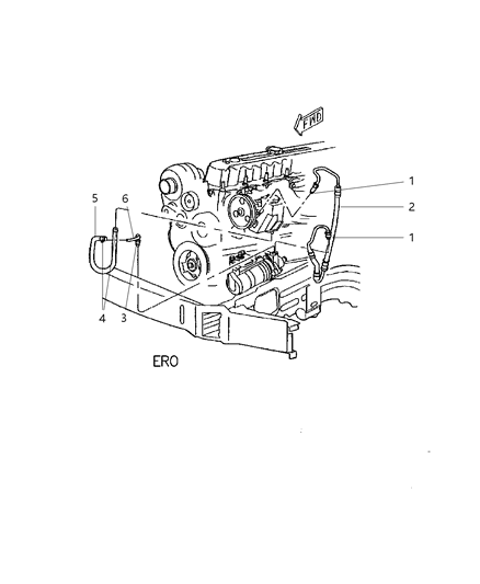2002 Jeep Grand Cherokee  Line-Power Steering Pressure Diagram for 52088452AD