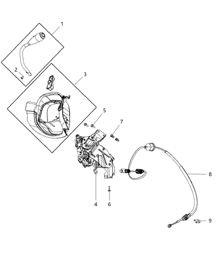 2014 Dodge Charger  Clip-RETAINER Diagram for 4766146AA