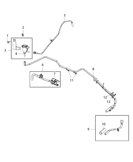 2016 Ram 2500  Sleeve-Fuel Bundle Diagram for 68233654AA