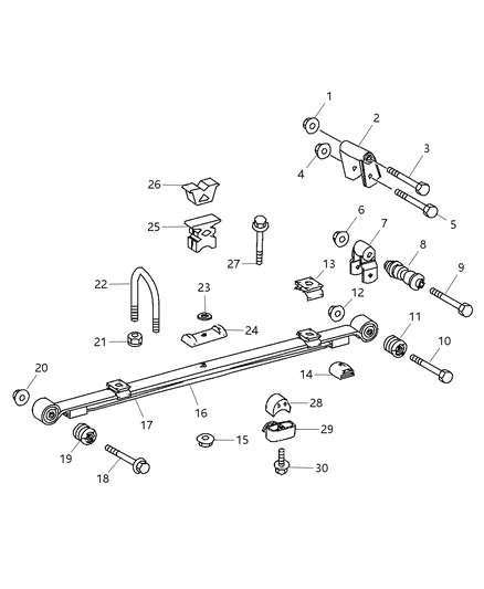 2009 Dodge Sprinter 3500  Clamp Diagram for 5118765AA