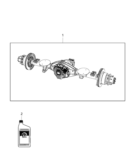 2016 Ram 3500  LUBRICANT-Gear Diagram for 68210057AA