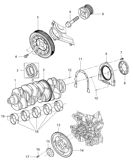 2011 Jeep Wrangler  Bolt-HEXAGON Head Diagram for 68029531AA