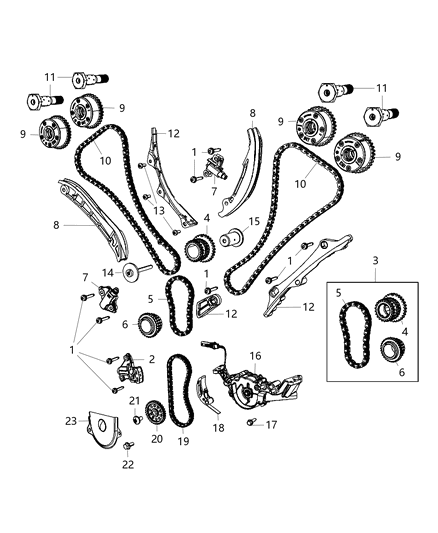 2011 Dodge Grand Caravan  Shield-Splash Diagram for 5184557AE