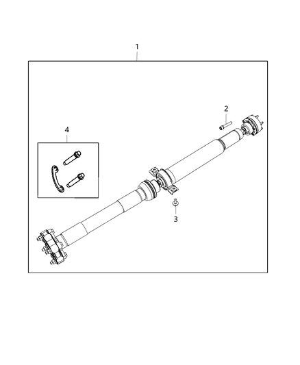 2017 Jeep Grand Cherokee  Bolt Diagram for 68087448AC