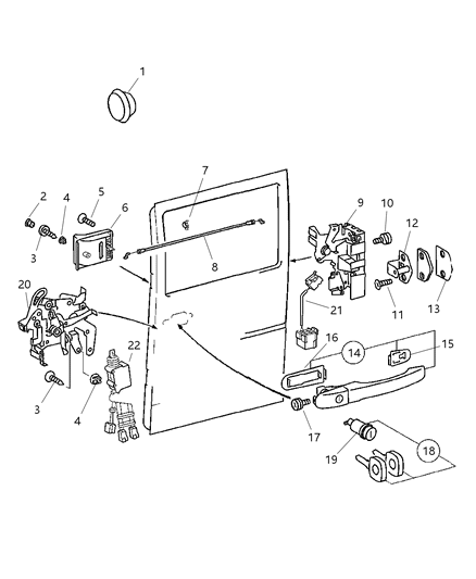 2006 Dodge Sprinter 2500  Screw Diagram for 5104679AA