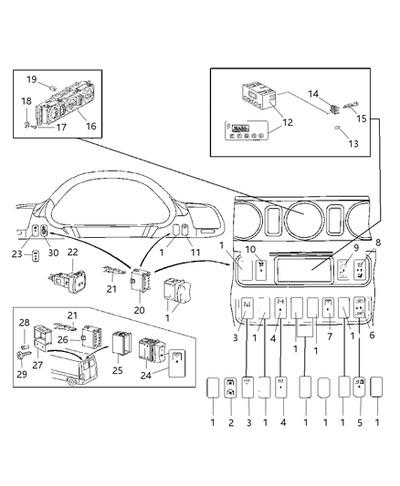 2003 Dodge Sprinter 3500 Rivet Diagram for 5103838AA