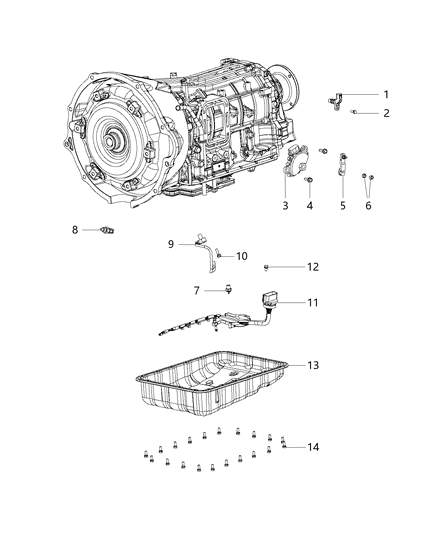 2014 Ram 5500  Wiring-Transmission Diagram for 68224246AA