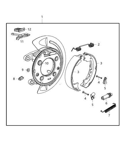 2018 Ram 2500  Stud Diagram for 68049117AA