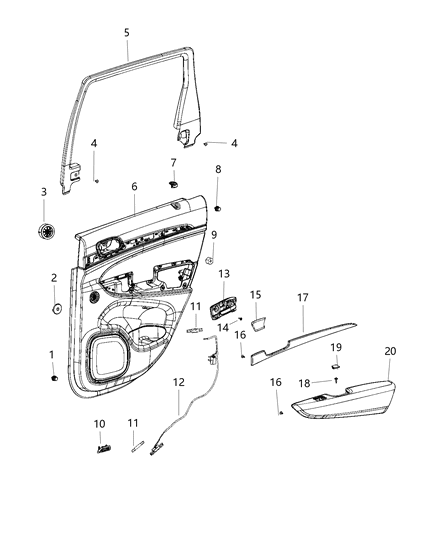2021 Jeep Grand Cherokee  Wiring-Jumper Diagram for 68336260AA