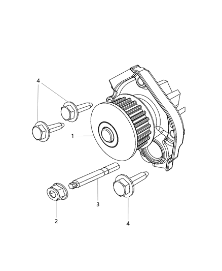 2018 Jeep Renegade  Washer-Double Ended Diagram for 6509649AA