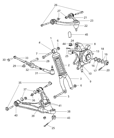 2008 Dodge Viper  ABSORBER-Suspension Diagram for 5181434AA