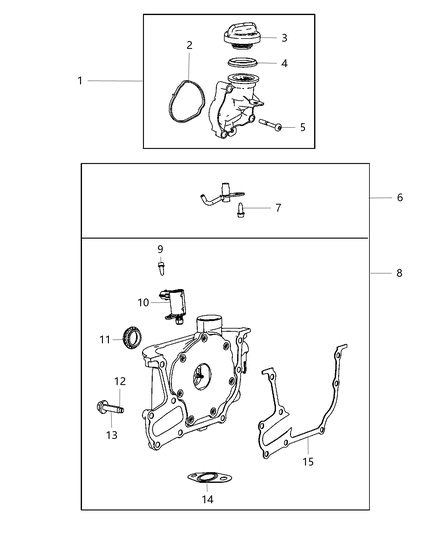 2019 Jeep Compass  Screw Diagram for 68095085AA