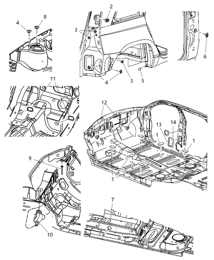 2005 Chrysler Pacifica  Plug Diagram for 4868369AA