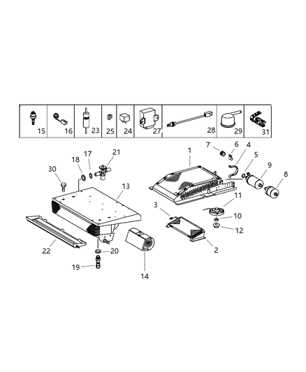 2004 Dodge Sprinter 2500 Relay Diagram for 5138902AA