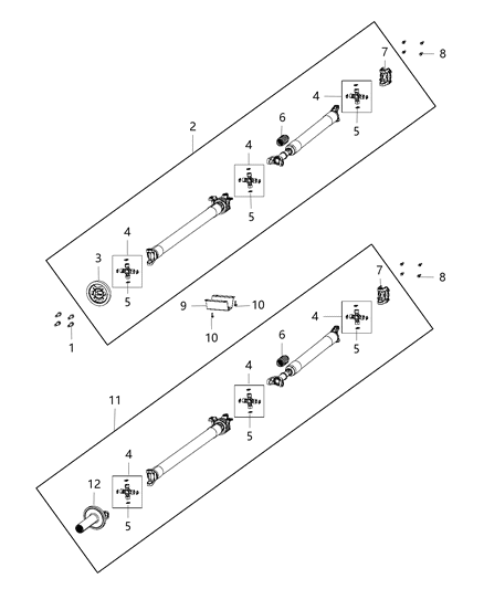 2018 Ram 3500  Shaft-Drive Diagram for 5146502AC