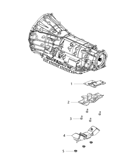 2020 Ram 1500  Insulator Diagram for 68264826AB