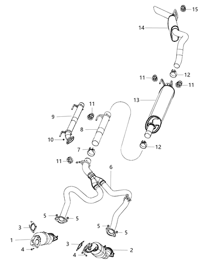 2020 Ram 1500  Converter-Front Diagram for 68249198AA