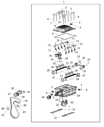 2020 Dodge Challenger  Valve-Pressure Relief Diagram for 68170670AE