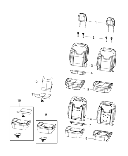 2021 Jeep Compass  Module-OCCUPANT Classification Diagram for 68362465AC