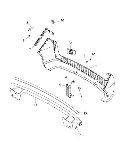 2020 Ram ProMaster City Bracket-FASCIA Diagram for 68266186AA